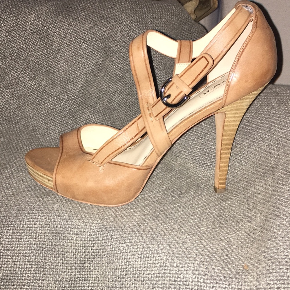 Coach strappy heel
